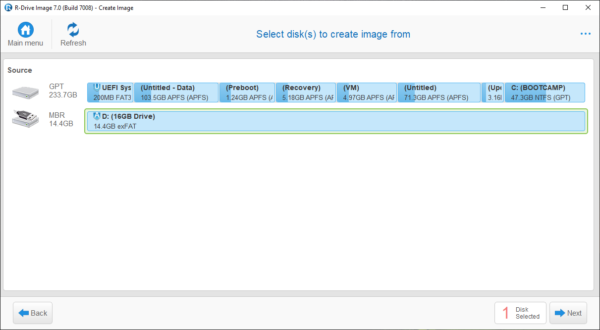 drive or partition 